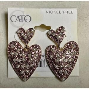 O87 Cato Heart Earrings